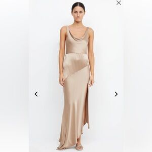 BEC+BRIDGE MOON DANCE COWL DRESS SIZE 4